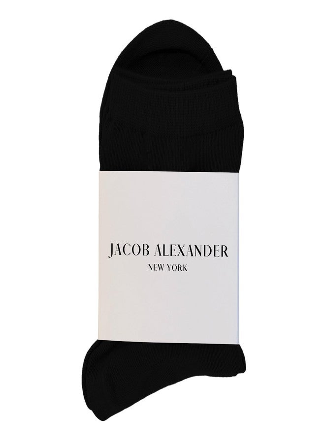 Jacob Alexander زوج من جوارب جاكوب ألكسندر الرسمية للبالغين - أسود - Image 3